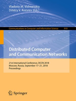cover image of Distributed Computer and Communication Networks